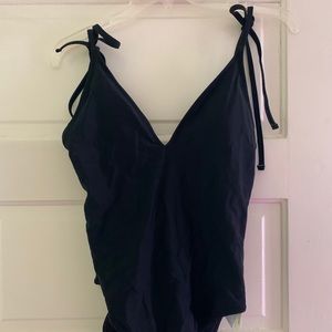 Aerie One Piece Tie Swimsuit